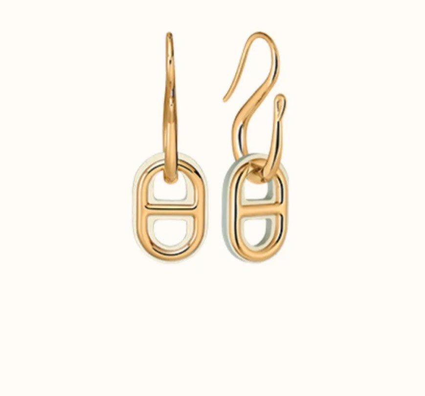 [AURORA]HM O'MAILLON GOLD EARRINGS
