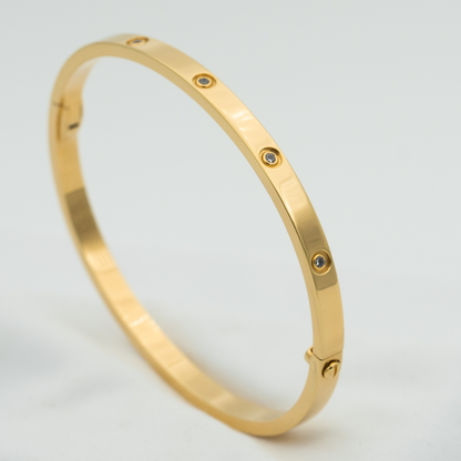[AURORA]LOVE BRACELET 3.65MM 10 DIAMONDS