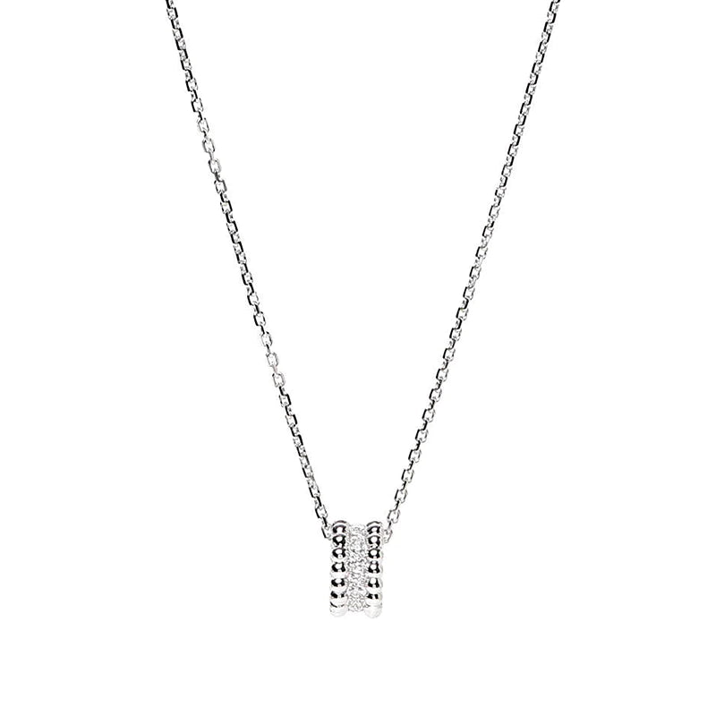 [basloveJW]PERLEE DIAMANT-HALSKETTE 