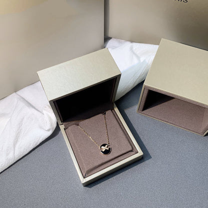 [AURORA]JEUX DE PINK GOLD DIAMOND NECKLACE