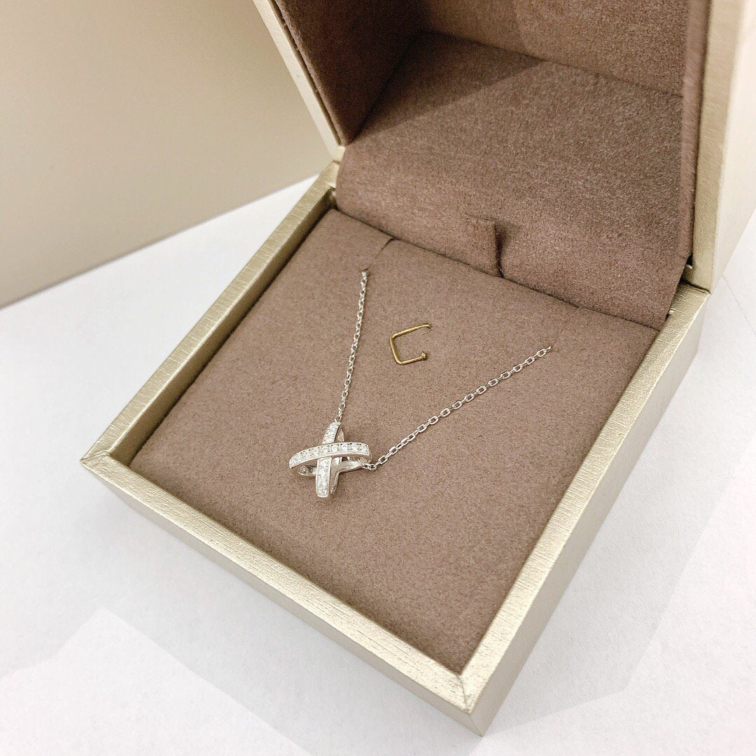 [AURORA]JEUX DE DIAMOND NECKLACE