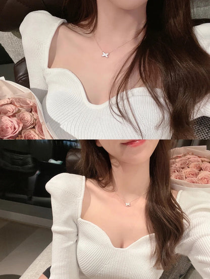 [AURORA]JEUX DE NECKLACE 1 DIAMOND