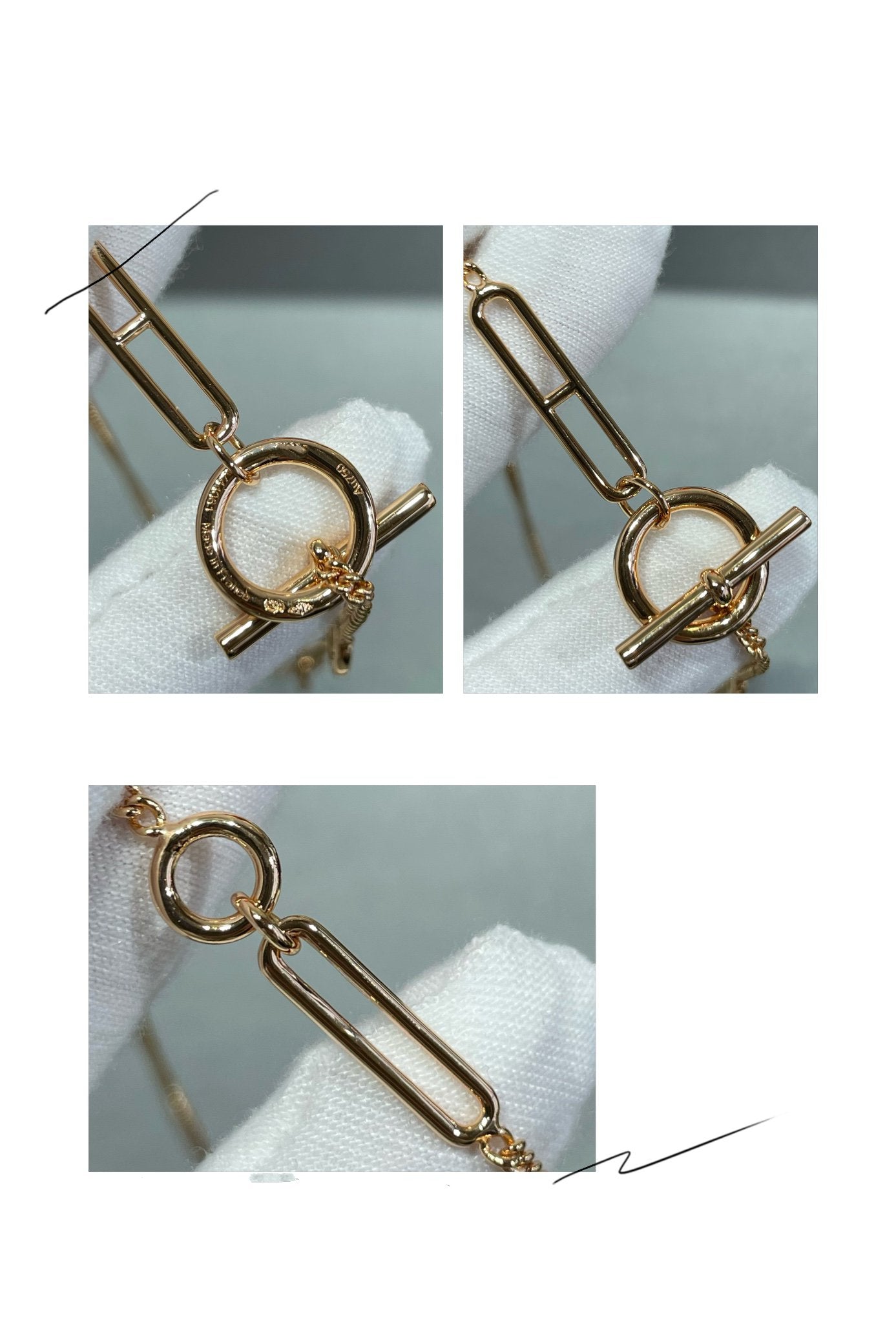 [AURORA]HM STERLING CHAINE D'ANCRE HERZ