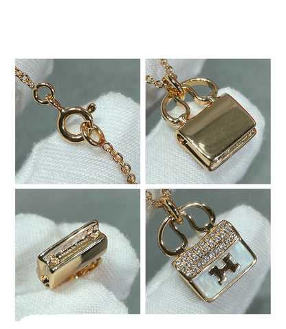 [AURORA]H CIRCE MOISSANITE ANHÄNGER HALSKETTE GOLD