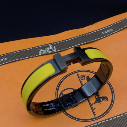 [AURORA]CLIC HM SO BLACK YELLOW BRACELET