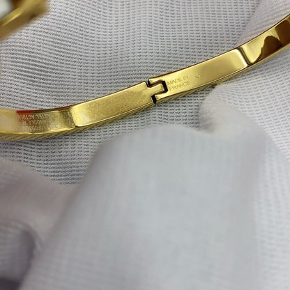 [AURORA]CLASSIC HM CLIC WEISSES 8MM EMAILLEARMBAND