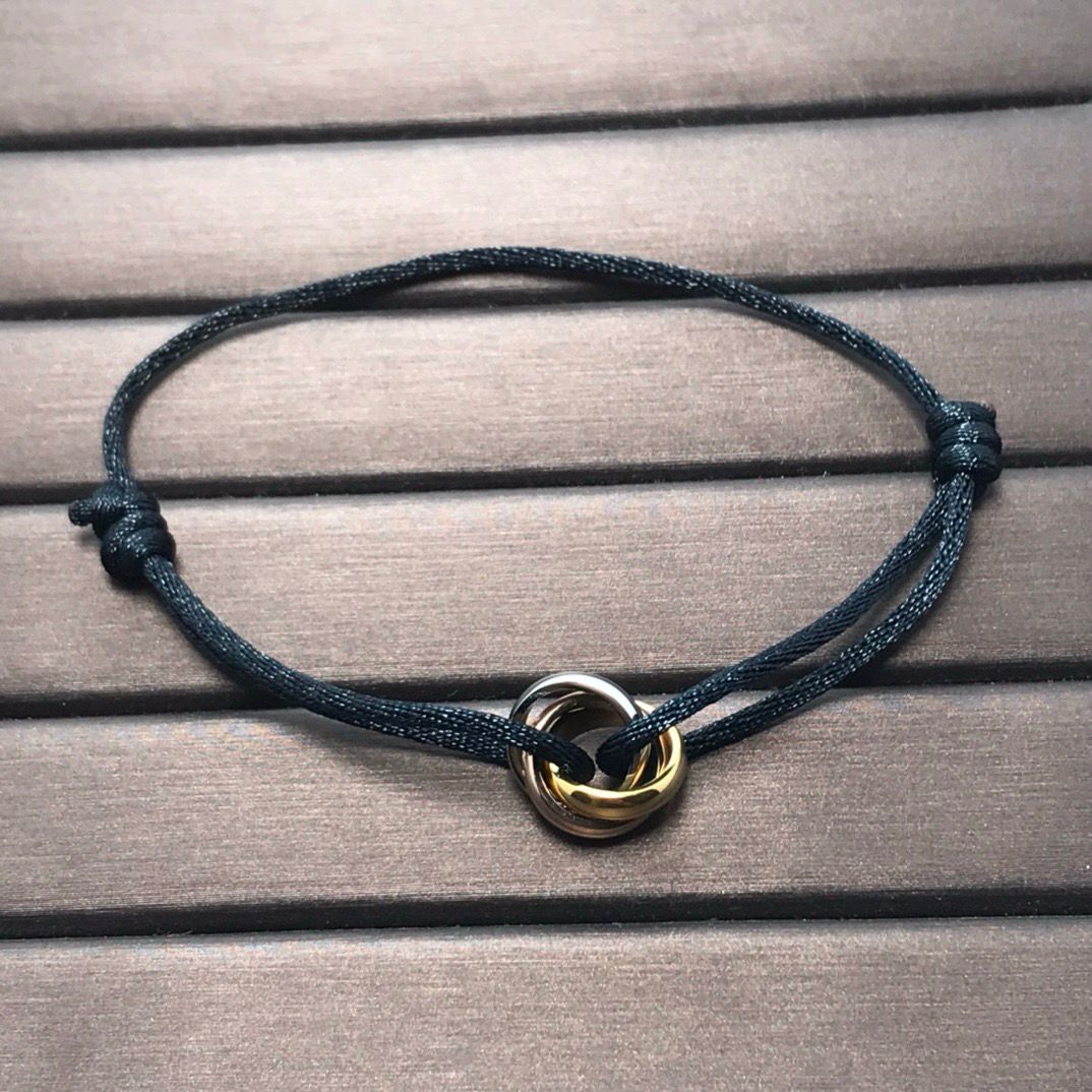 [AURORA]TRINITY THREE-COLOR THREE-RING BRACELET