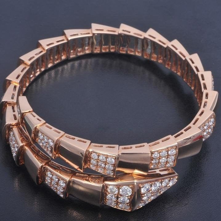 [AURORA]SERPENTI BRACELET PINK GOLD DIAMOND
