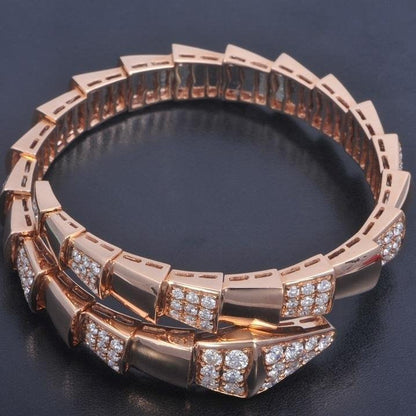[AURORA]SERPENTI BRACELET PINK GOLD DIAMOND
