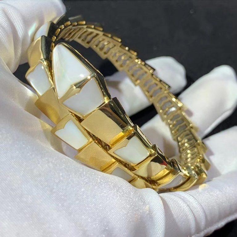 [AURORA]SERPENTI BRACELET MOP GOLD