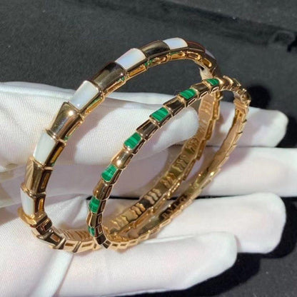 [AURORA]SERPENTI BRACELET PINK GOLD MOP