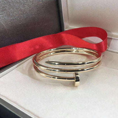 [AURORA]JUSTE BRACELET 3.5MM DOUBLE ROW GOLD