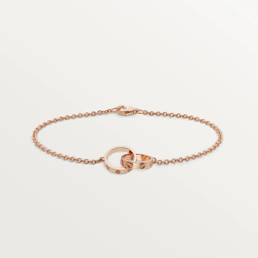[AURORA]LOVE BRACELET DOUBLE RING