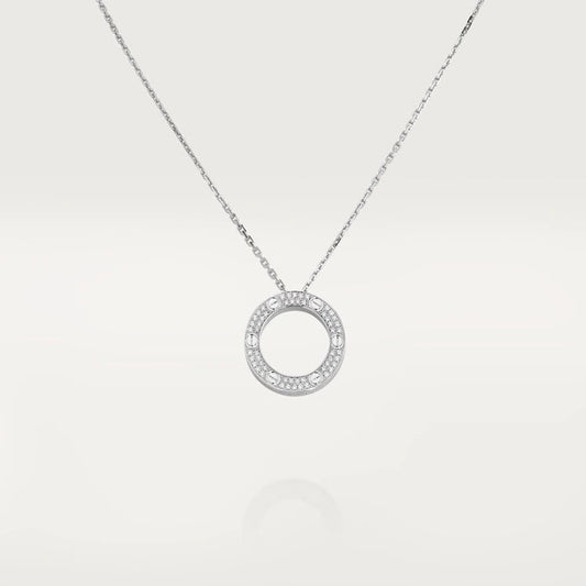 [AURORA]LIEBE HALSKETTE VERSTELLBAR SILBER
