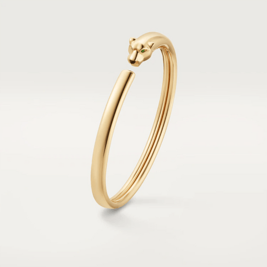[AURORA]PANTHERE GOLD OPEN BRACELET