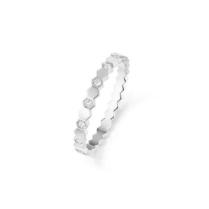 [AURORA]BEE LOVE RING SILVER DIAMOND