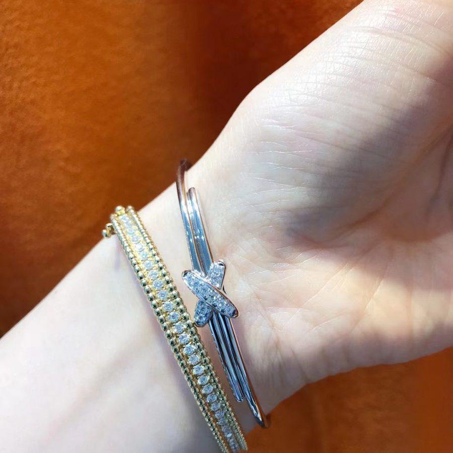 [AURORA]JEUX DE BRACELET SILVER DIAMONDS
