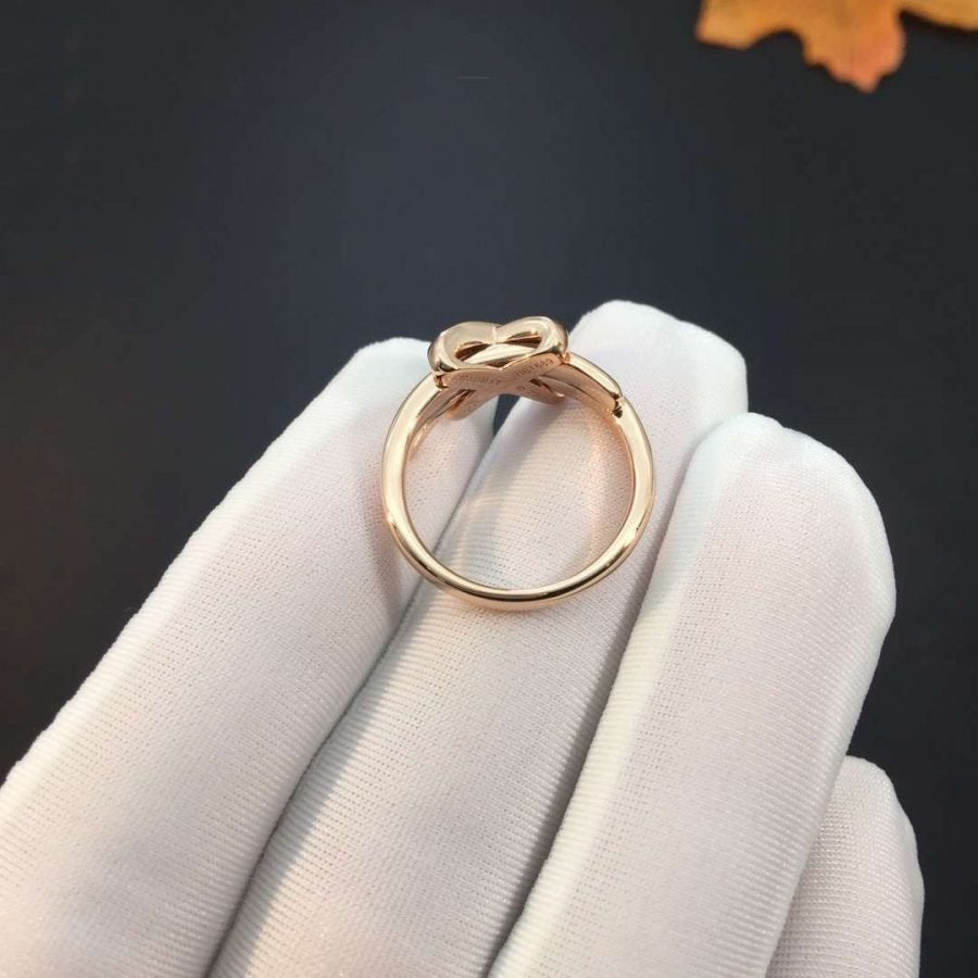 [AURORA]JEUX DE PINK GOLD DIAMOND RING