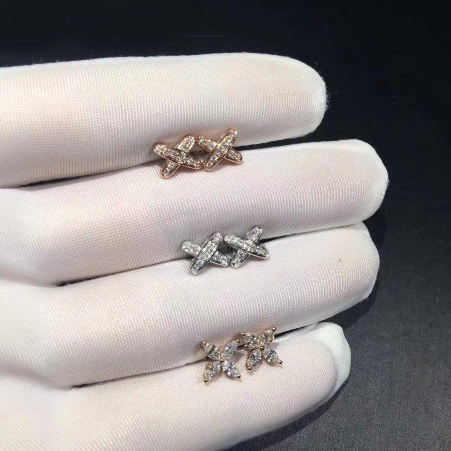 [AURORA]JEUX DE DIAMOND EARRINGS