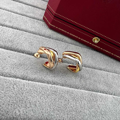 [AURORA]TRINITY TRICOLOR EARRINGS