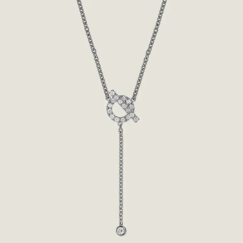 [AURORA]FINESSE SILBER DIAMANT HALSKETTE