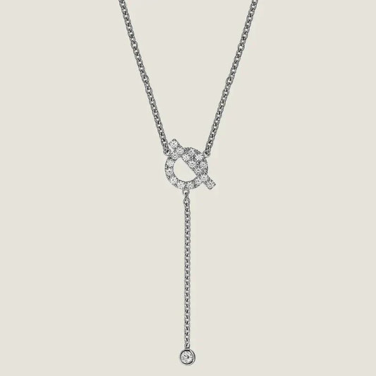 [AURORA]FINESSE SILBER DIAMANT HALSKETTE