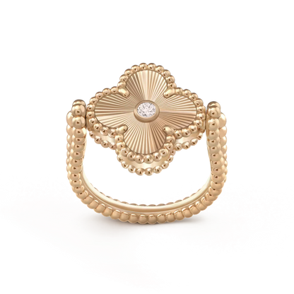 [basloveJW]CLOVER RIVERSIBLE ROSÉGOLDRING