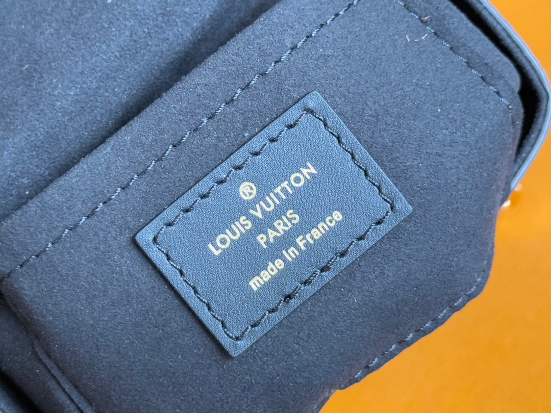 LV 25S CAMERA BOX BAG 18 IN BROWN MONOGRAM CALFSKIN GOLD HARDWARE