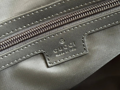 GG SMALL DUFFLE BAG 42 IN BLACK CANVAS