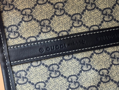 SMALL TOTISSIMA REVERSIBLE TOTE 22 IN DARK BLUE DENIM ONE SIDE BEIGE AND BLUE CALFSKIN ON THE OTHER