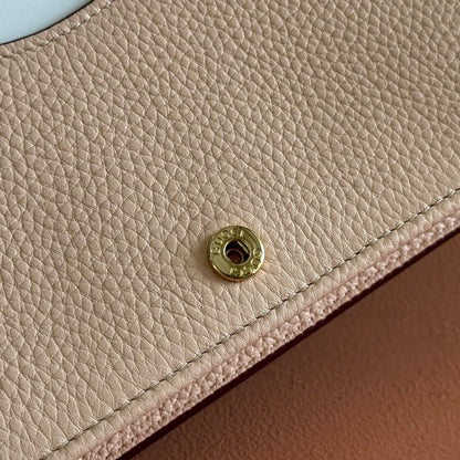 GG MARMONT 20 MINI CHAIN BAG IN DARK RED CALFSKIN