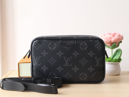 TROCADERO BAG 20 IN BLACK MONOGRAM ECLIPSE CANVAS