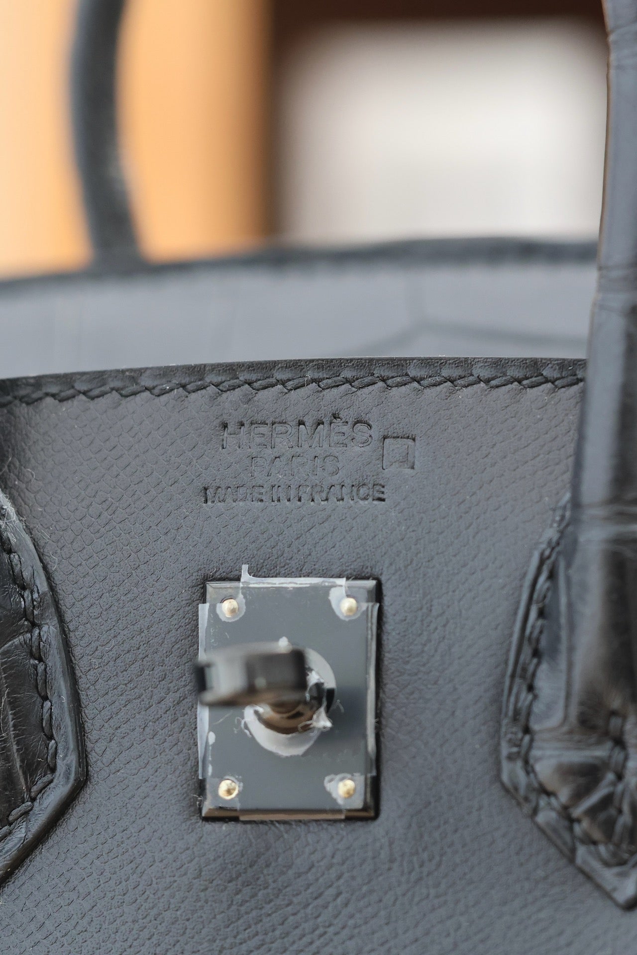 BIRKIN FAUBOURG TOUCH 20 IN BLACK CALFSKIN WITH SILVER HARDWARE (MADE-TO-ODER)