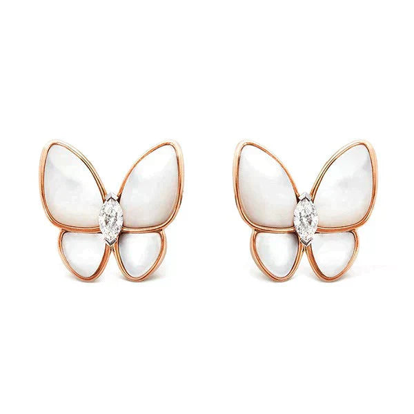[basloveJW] SCHMETTERLINGS-MOP-DIAMANT-OHRRINGE