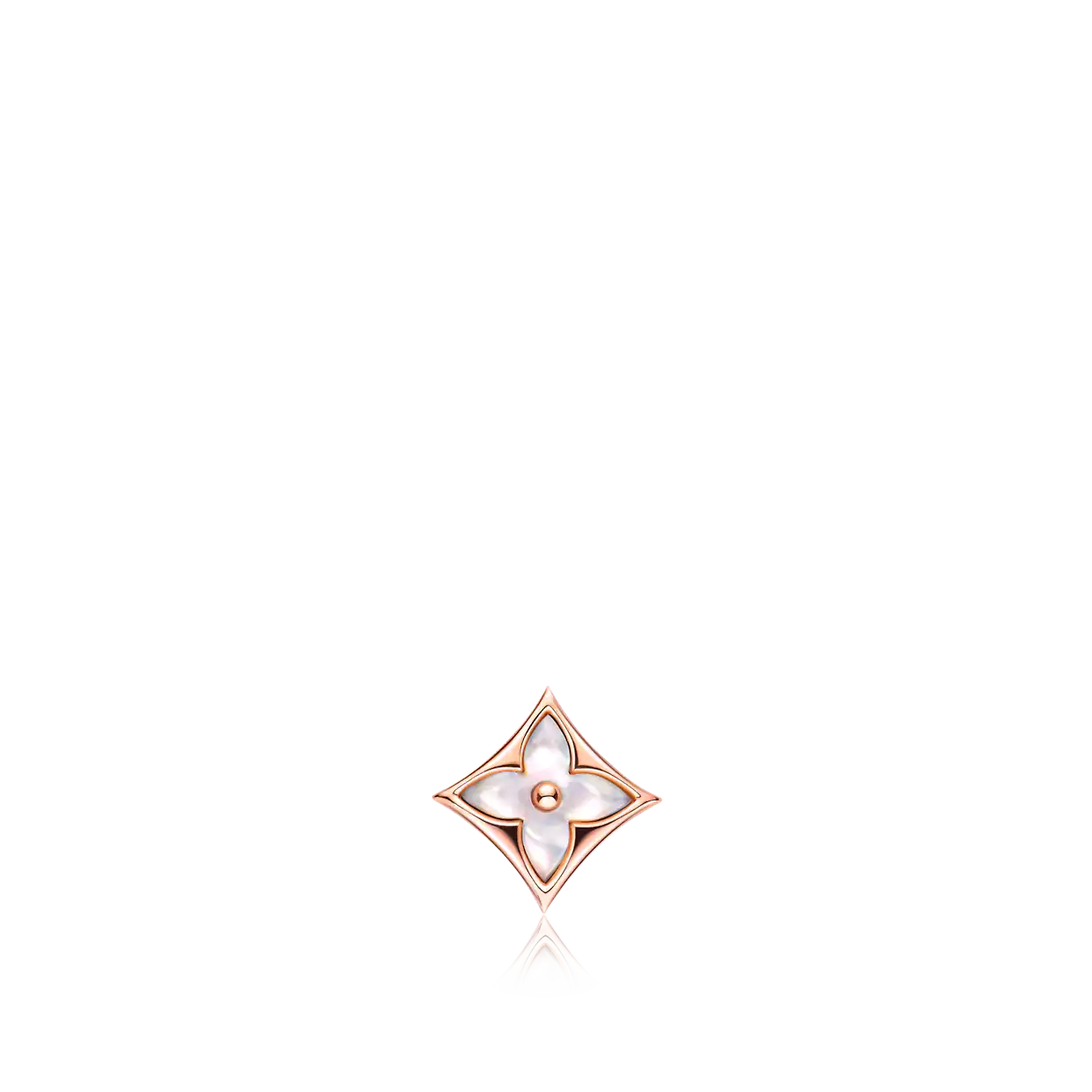 [AURORA] STAR MOP ROSA GOLD OHRRINGE
