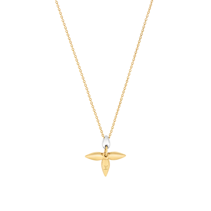 [AURORA]LOUISETTE-PEDANT-GOLD-HALSKETTE