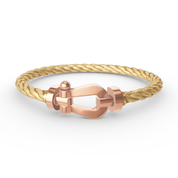 [AURORA]FORCE LARGE HORSESHOE NO DIAMOND BRACELET ROSE GOLD