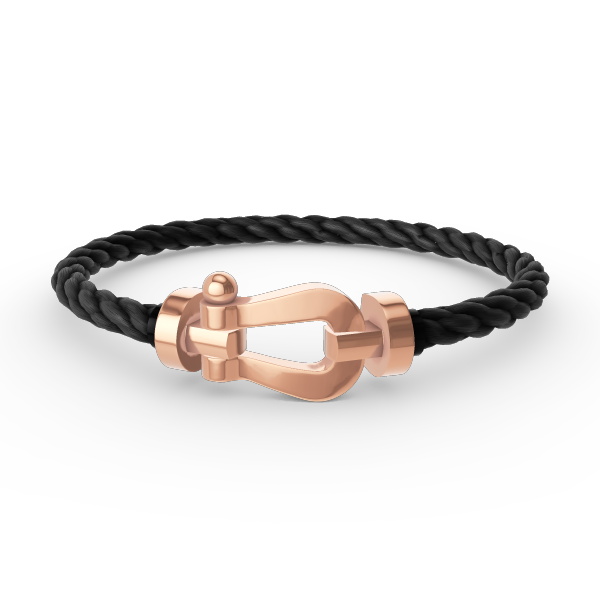 [AURORA]FORCE LARGE HORSESHOE NO DIAMOND BRACELET ROSE GOLD