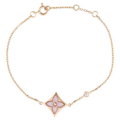 [AURORA]STAR 1 DIAMOND PINK GOLD BRACELET