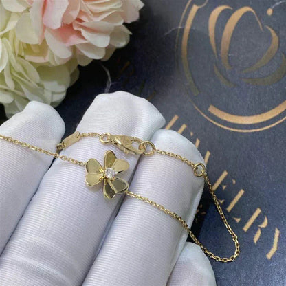 [basloveJW]FRIVOLE GOLD BLUME ROSA MALACHIT ARMBAND
