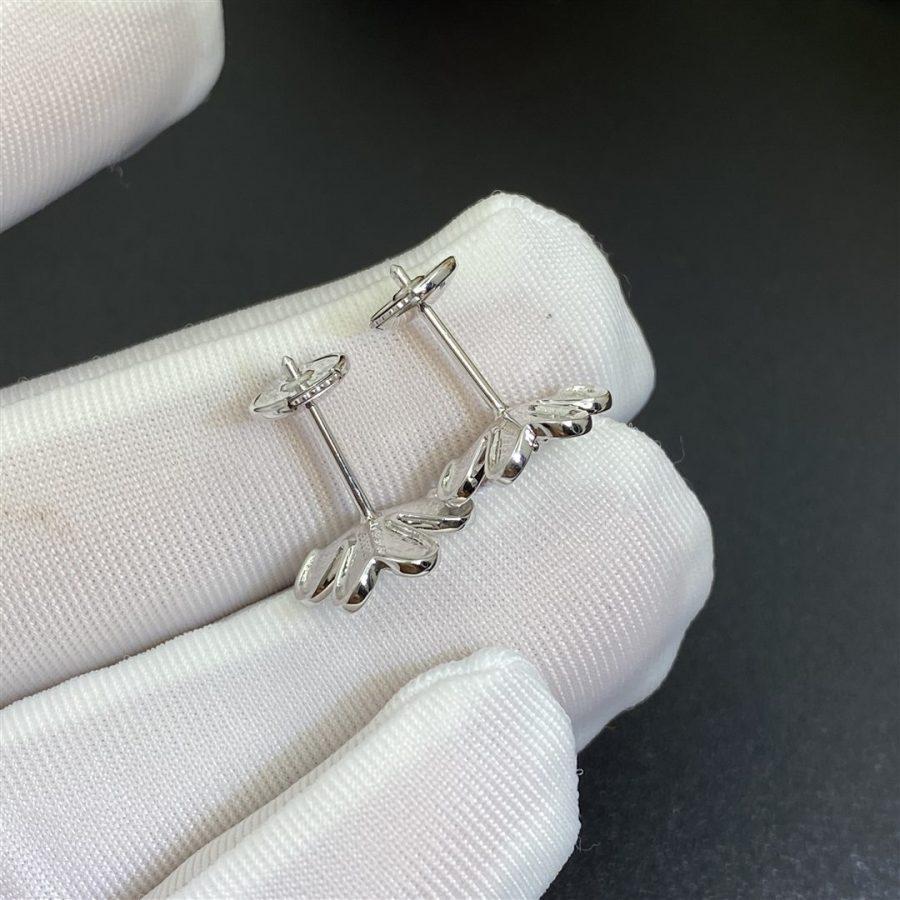[basloveJW]FRIVOLE MINI SILBERNE BLUMENOHRRINGE