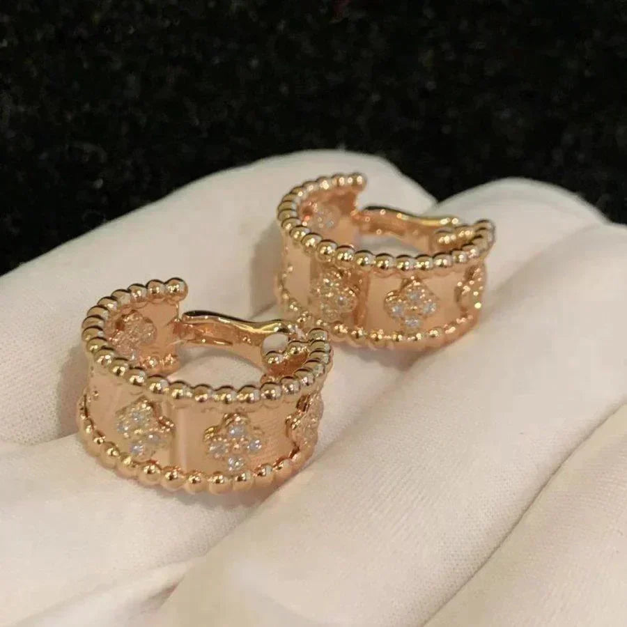 [basloveJW]PERLEE DIAMANT-OHRRINGE