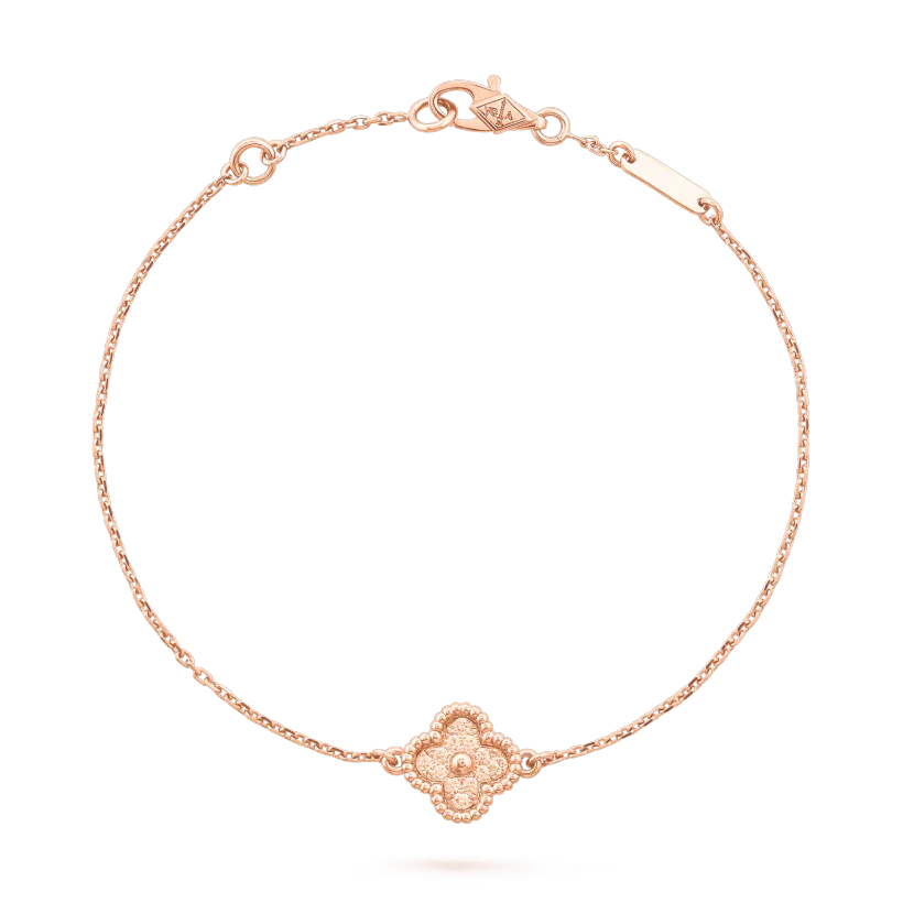 [AURORA]CLOVER SINGLE FLOWER BRACELET