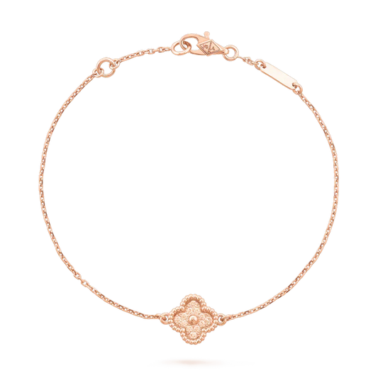[AURORA]CLOVER SINGLE FLOWER BRACELET
