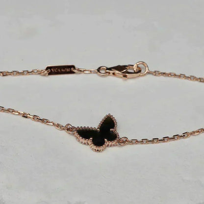 [AURORA]BUTTERFLY ONYX  BUTTERFLY BRACELET
