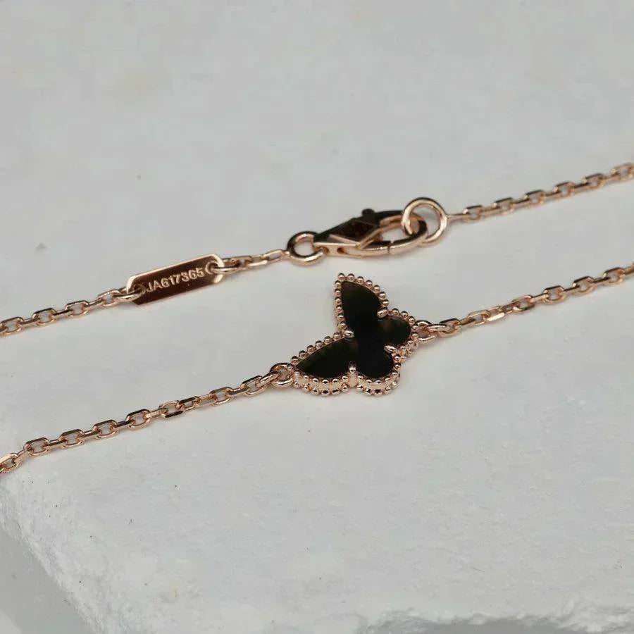 [AURORA]BUTTERFLY ONYX  BUTTERFLY BRACELET
