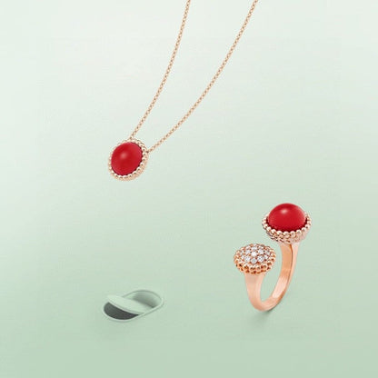 [basloveJW]PERLEE COULEURS DIAMANT ROSÉGOLD ZWISCHEN DEN FINGERN