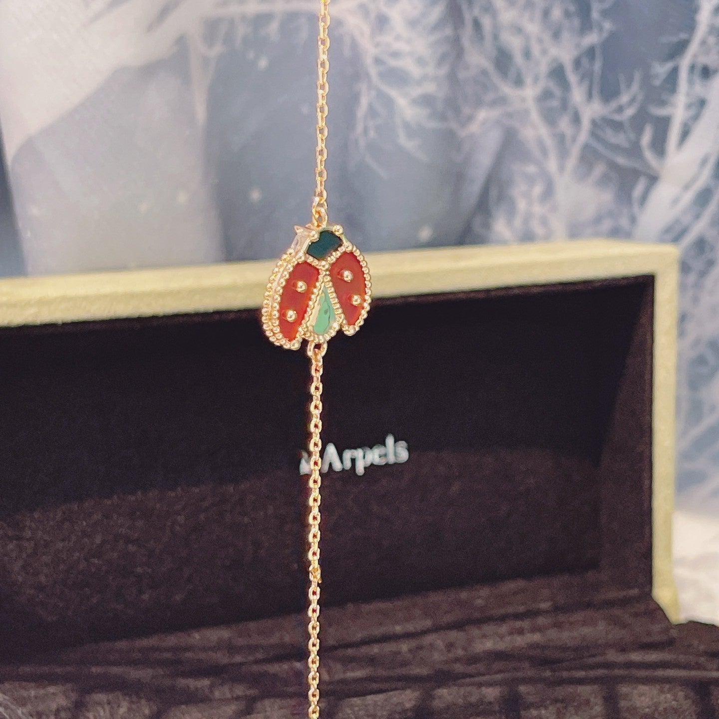 [basloveJW]Armband „Lucky Spring“ mit 1 Motiv in Roségold