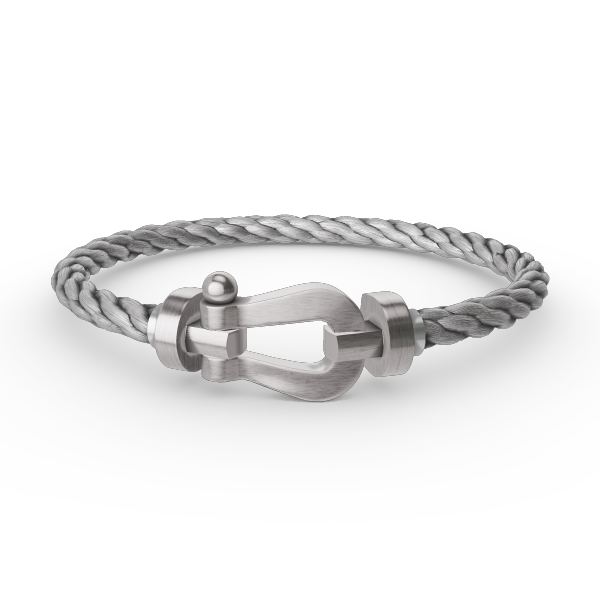 [AURORA]フォース ラージホースシュー ダイヤモンドなしブレスレット シルバー