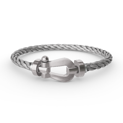 [AURORA]フォース ラージホースシュー ダイヤモンドなしブレスレット シルバー